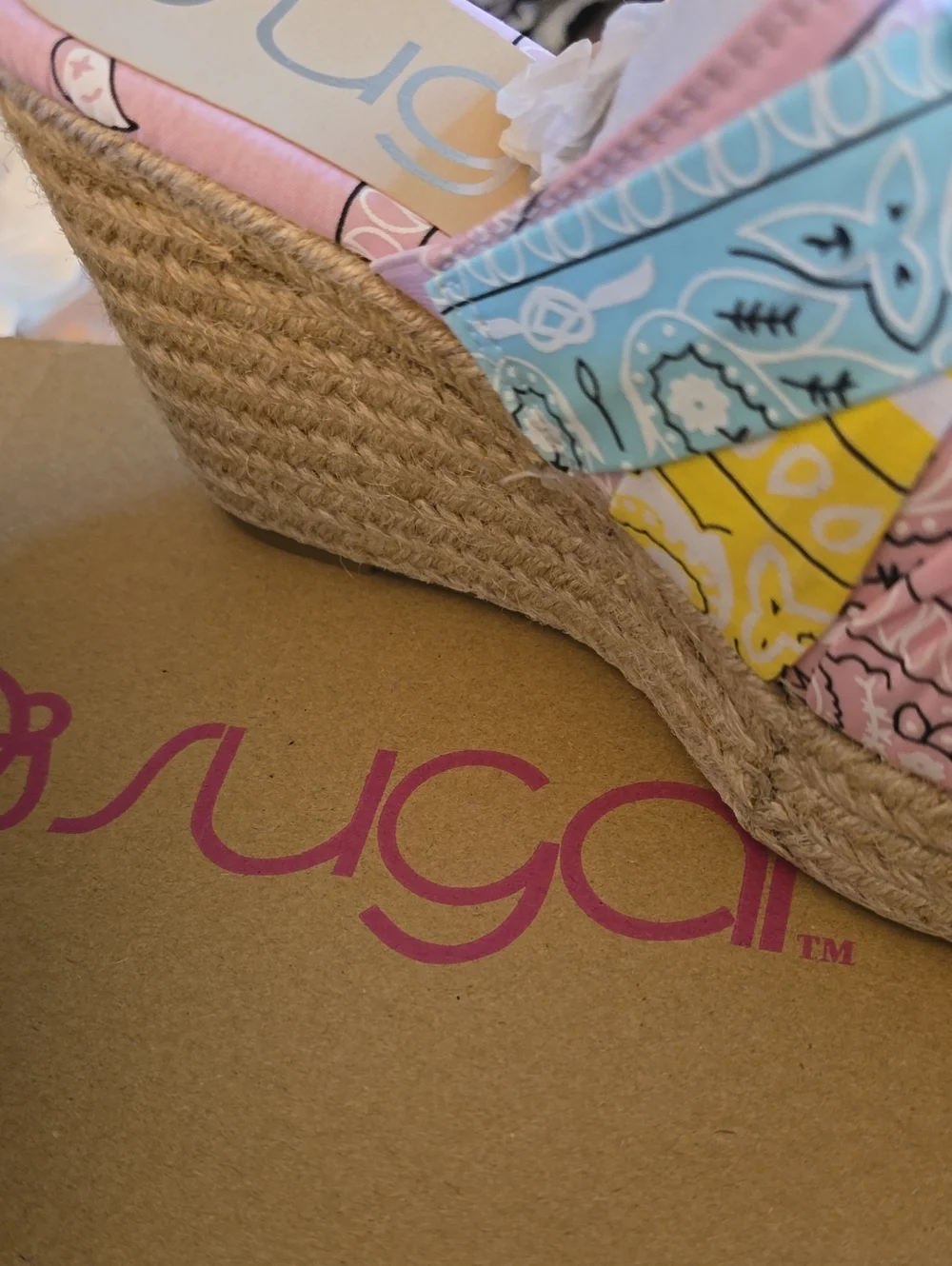 Sugar Harlem Multi Pastel Wedges